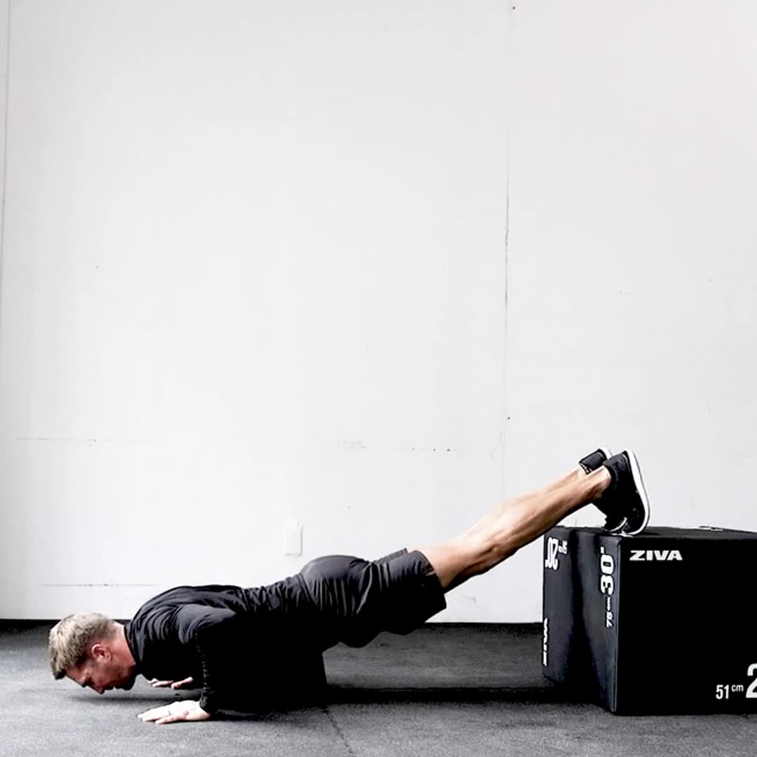 Explosive Decline Pushup