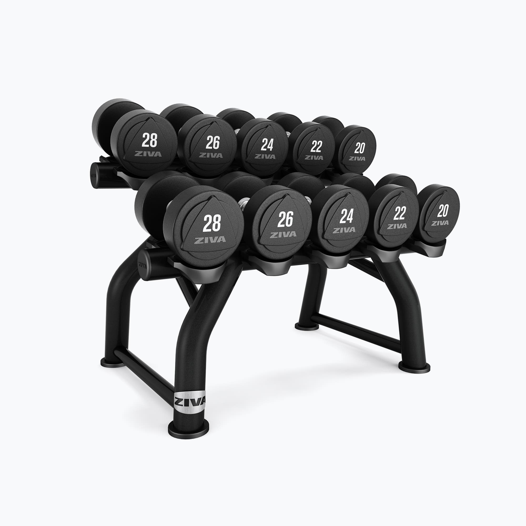 ST 5 PAIR HORIZONTAL DUMBBELL RACK 2.0