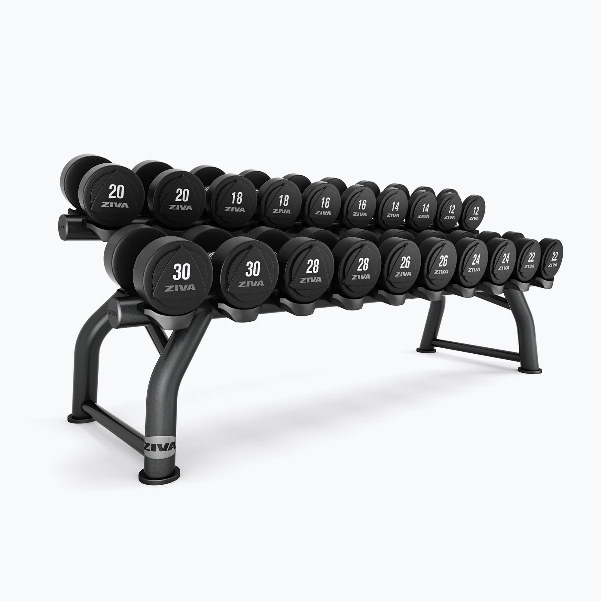 ST 10 PAIR HORIZONTAL DUMBBELL RACK