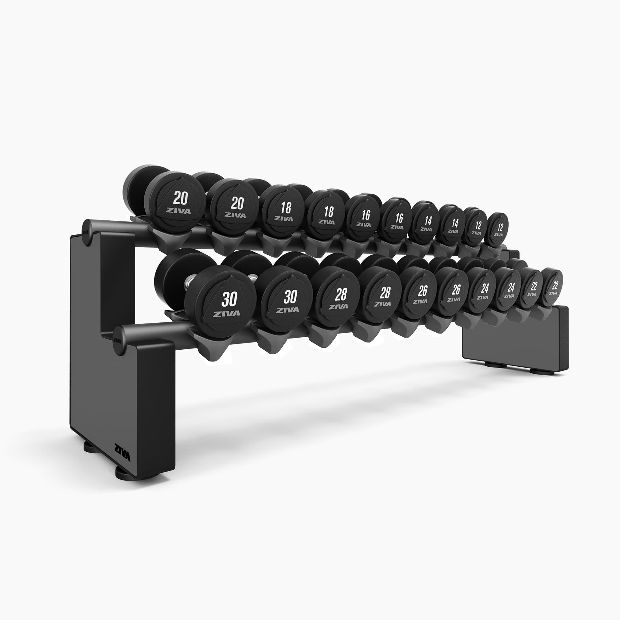 EX 10 PAIR HORIZONTAL DUMBBELL RACK 2.0